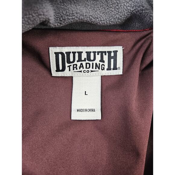 Duluth Trading Shetland Wool Sweater Vest Men's L Full Zip‎ Windproof Lined Knit - Picture 3 of 7